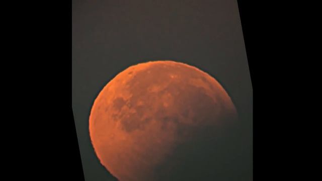 Лунное затмение и заход Луны за горизонт 28 09 2015 смотреть онлайн
