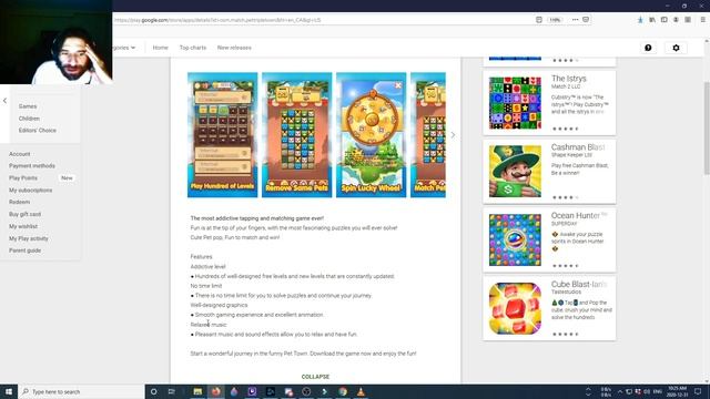 PET TRIPLE TOWN. Bugs and ads with a paypal earn rewards game. Black screen anyone? смотреть онлайн