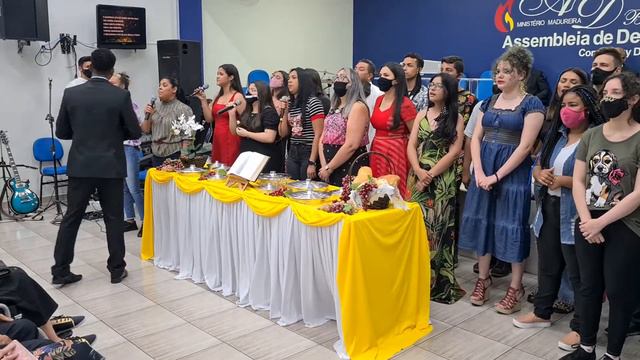 Louvor Celeste louvando no culto de Ceia do Senhor 05/09/21 Ad Mad Mary Dota смотреть онлайн