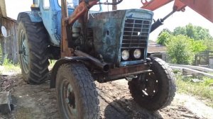 МТЗ ,ремонт гидроцилиндра.манжет сменил на кольцо .