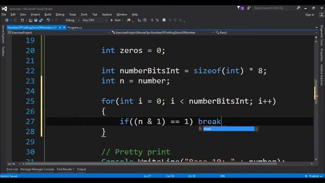 bitwise op trailling zeros in c# смотреть онлайн