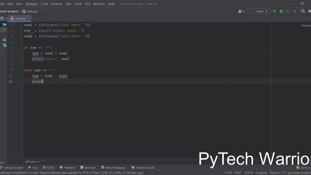 simple calculator in Python смотреть онлайн