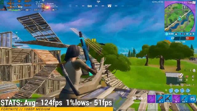 I7 2600 + GTX 970 | GAMING BENCHMARKS!! | FORTNITE +100FPS