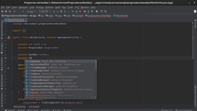 Progress Bar | Seek Bar | Advance Version | Android Studio Tutorial for Beginners in Hindi смотреть онлайн