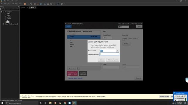 01. Oracle Linux 7.9 installation смотреть онлайн