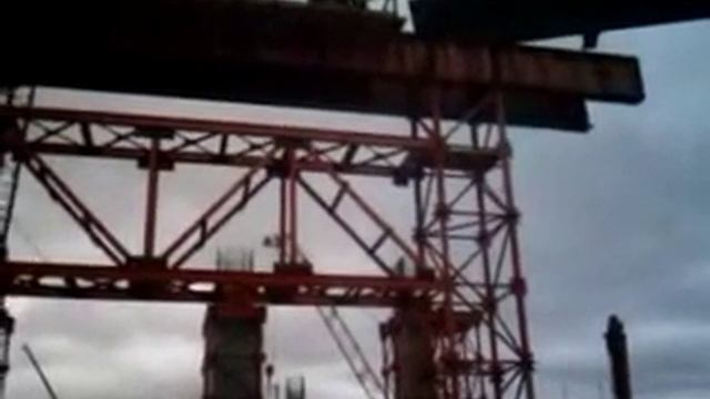 Монтаж пролётной балки смотреть онлайн