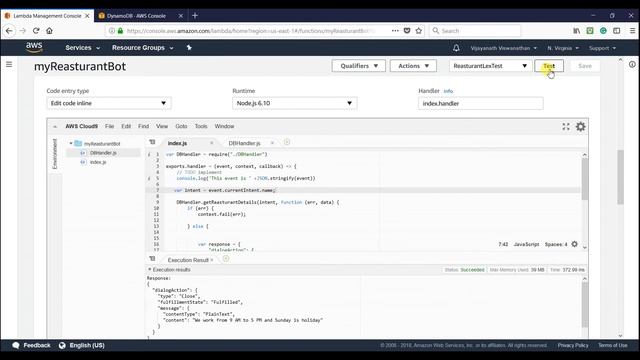 Build a serverless chatbot (voice and text) with Amazon Lex and integrate with Facebook смотреть онлайн