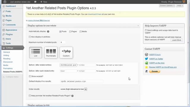 Yet Another Related Posts Plugin Review смотреть онлайн