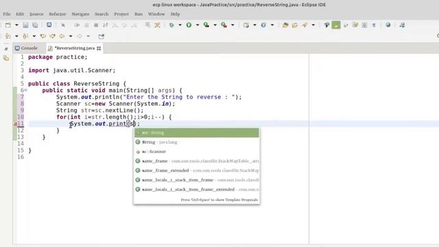 Reverse a String in java | Simplest way | CodeFlows смотреть онлайн