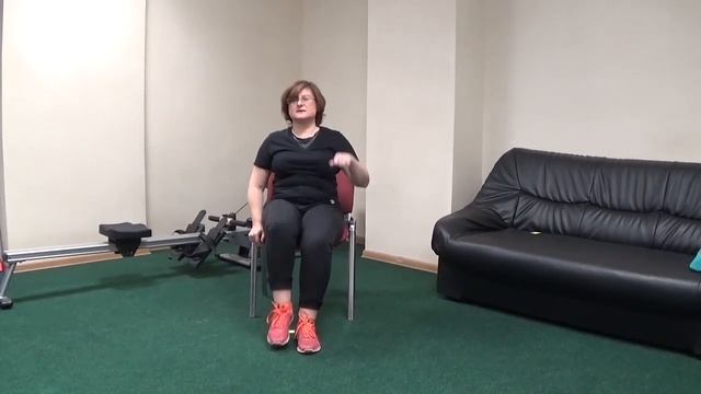 Комплекс занятий по ЛФК. Комплекс упражнений на стуле (часть 2) смотреть онлайн