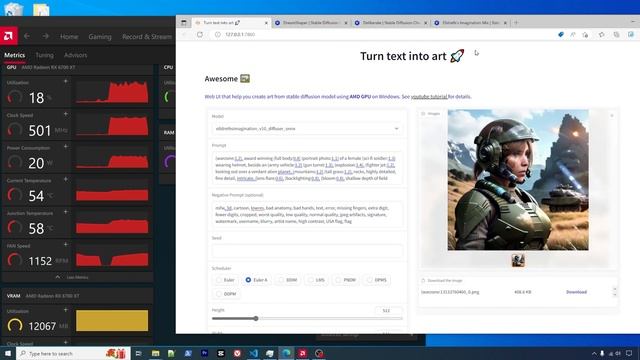 Using popular CIVITAI diffusion models for AMD GPU/Windows and how to convert the ckpt model to onn смотреть онлайн