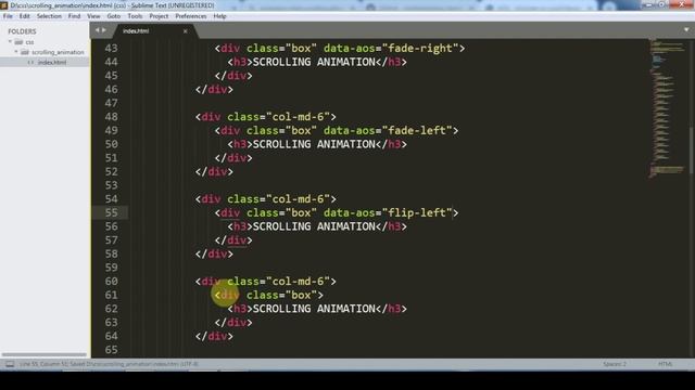 Scroll Animation With Html,Css and Bootstrap смотреть онлайн