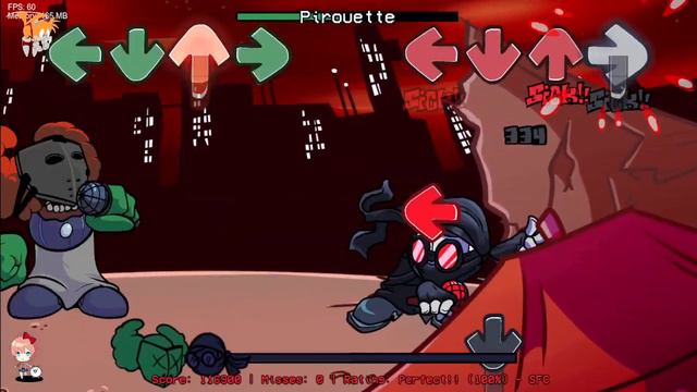 FNF - Pirouette Custom Hank & Tricky Song Showcase (gfc) смотреть онлайн