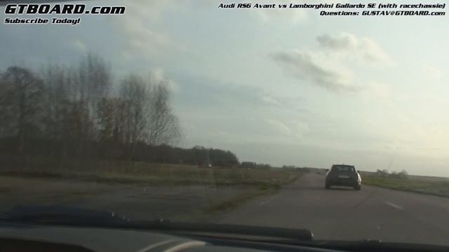 HD: Lamborghini Gallardo SE vs Audi RS6 Avant stock смотреть онлайн