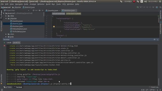 Jhipster Tutorial 4 |Java CRUD Application |Java Web Application |EDIT DELETE UPDATE смотреть онлайн