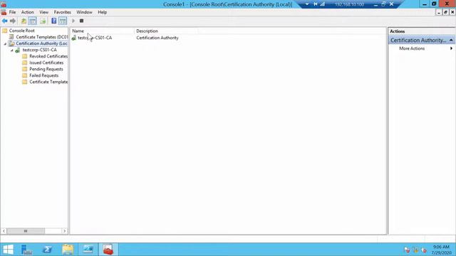 Install and configure Active Directory Certificate Services on Windows Server 2012 R2 смотреть онлайн