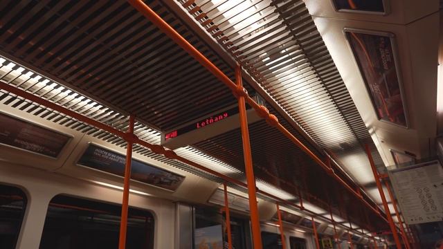 Czech Republic, Prague, metro ride from Prosek to Letňany смотреть онлайн