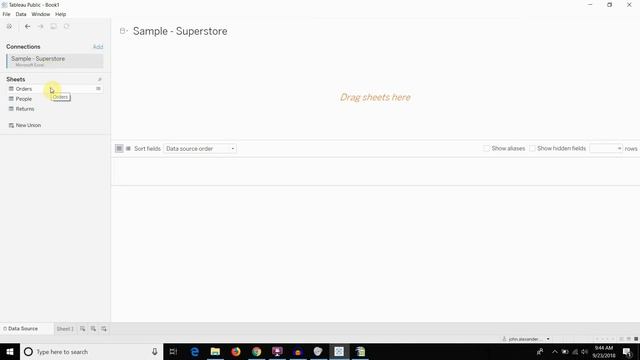 Using Excel as a Tableau Data Source - Tableau in Two Minutes смотреть онлайн