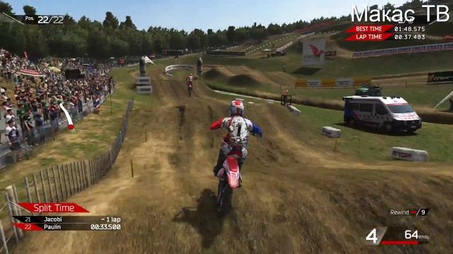Мотокросс с супер графоном MXGP2MXGP2: The Official Motocross Videogame . Макасный обзор. смотреть онлайн