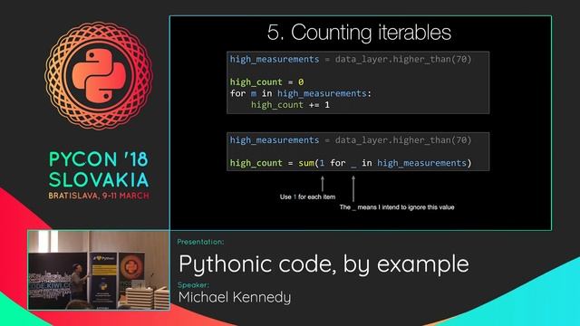 Michael Kennedy - Pythonic code, by example смотреть онлайн