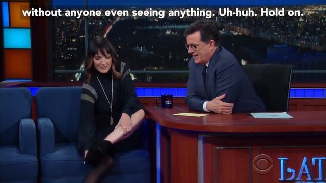 THE TIME I TOOK MY TIGHTS OFF ON COLBERT смотреть онлайн