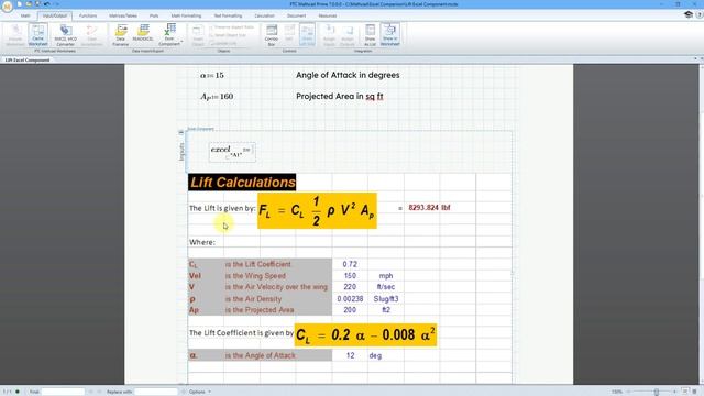 PTC Mathcad Prime - Excel Component | Input/Output смотреть онлайн