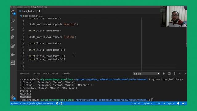 CURSO BÁSICO DE PYTHON | AULA 02 | Variáveis Built-Ins (100% GRATUITO ?) смотреть онлайн