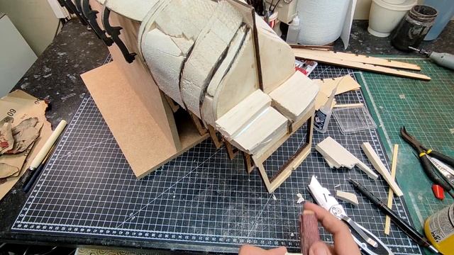 The Black Pearl model ship -part 15- Shaping the stern | Scratch build plans wooden model ship смотреть онлайн