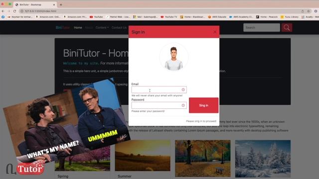 Learn BOOTSTRAP in 4 minutes | BiniTutor | Amharic Lesson смотреть онлайн