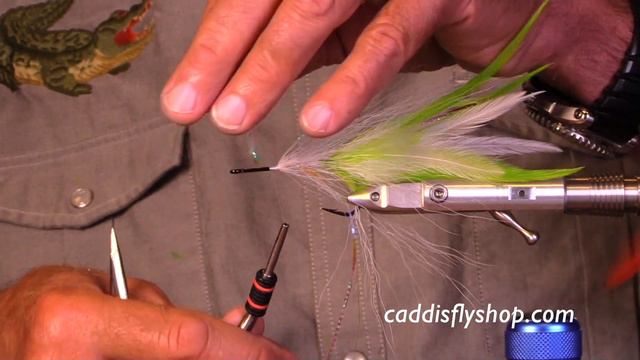 Jay's Chartreuse & White Hollow Deceiver Fly for Peacock Bass & Dorado смотреть онлайн