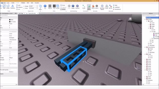 ROBLOX Speed build auto turret gun смотреть онлайн