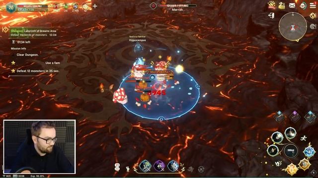 Level 70 Engineer Gameplay - 1,000,000+ CP Boss Fight Labyrinth of Dreams 10 - No Kuni Cross Worlds смотреть онлайн