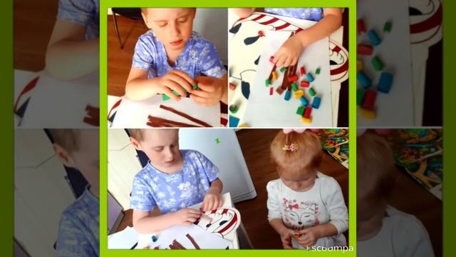 Работы детей "Дерево из жгутиков пластилина" смотреть онлайн