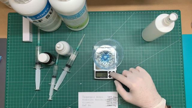 HKT#1 Dünya Sağlık Örgütü'nün (WHO) Önerdiği El Dezenfektan Formülü (Ev Ortamında Yapımı) смотреть онлайн