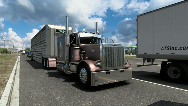 Best FREE Cattle Hauler by Pizzster Modding (CAT C15) - American Truck Simulator смотреть онлайн