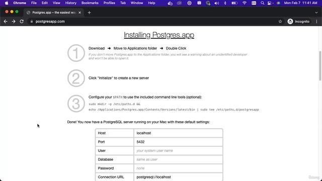 004 FastAPI Project PostgreSQL Mac Installation смотреть онлайн