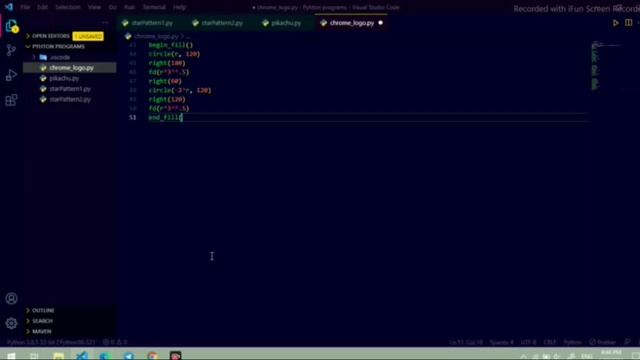 Draw Chrome Logo Using Python Turtle ? | #python #programming смотреть онлайн