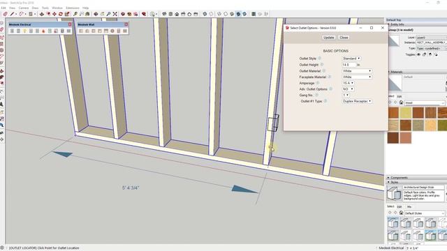 EASY ELECTRICAL IN SketchUp with Medeek Electrical смотреть онлайн