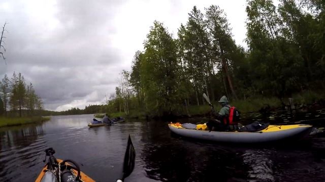 18+ Сплав по реке Волома (Карелия) Часть 1. Закупились едой и ушли в тайгу. КукуруЗо смотреть онлайн