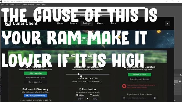How to stop crashes freezes in lunar client! Working! смотреть онлайн