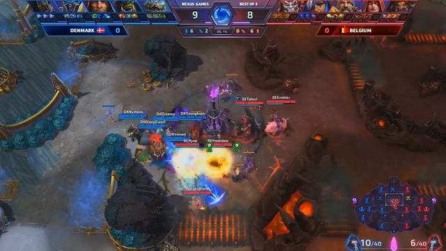 Nexus Games Europe - Group B Match 3 – Denmark vs. Belgium - Game 1 смотреть онлайн