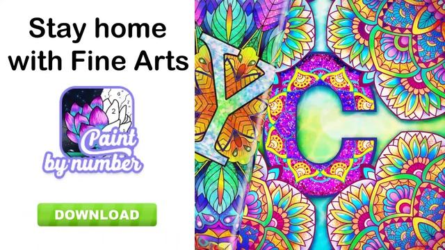 Happy Paint Book Color by Number| Adult Coloring Book App | Paint by Number смотреть онлайн