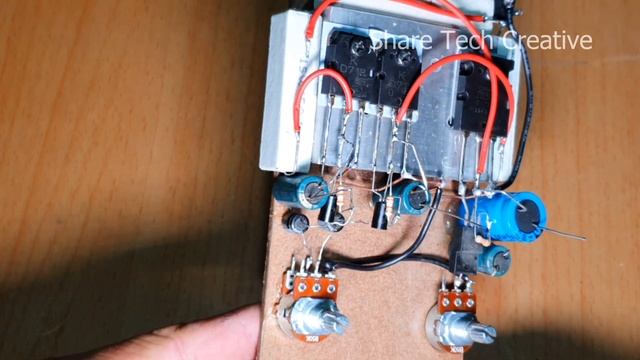 Diy 2.1 Amplifier Ultra Bass Class A Using Transistors C5200 & D718 With Bluetooth Module смотреть онлайн