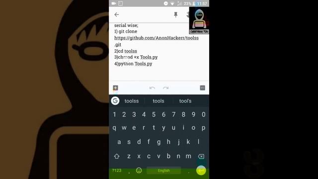 Termux - toolss (automatic hacking tools installer) смотреть онлайн