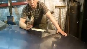 как самому быстро покрасить капот