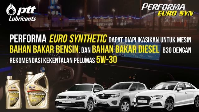 PTT PERFORMA EURO SYNTHETIC 5W-30 смотреть онлайн