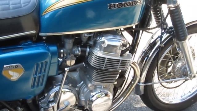 Honda cb 750 four K0 with K1 and cb 500 four K1 смотреть онлайн