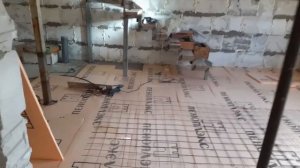 утепление бетонной плиты| подготовка теплого пола