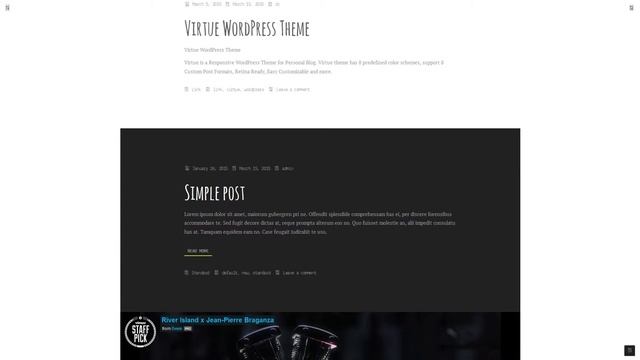 Kyoto Clean and Smart WordPress Theme смотреть онлайн