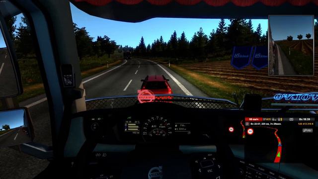 Euro Truck Simulator 2 | Только разгонишься обгонять ....и встречка откуда не возьмись!) смотреть онлайн